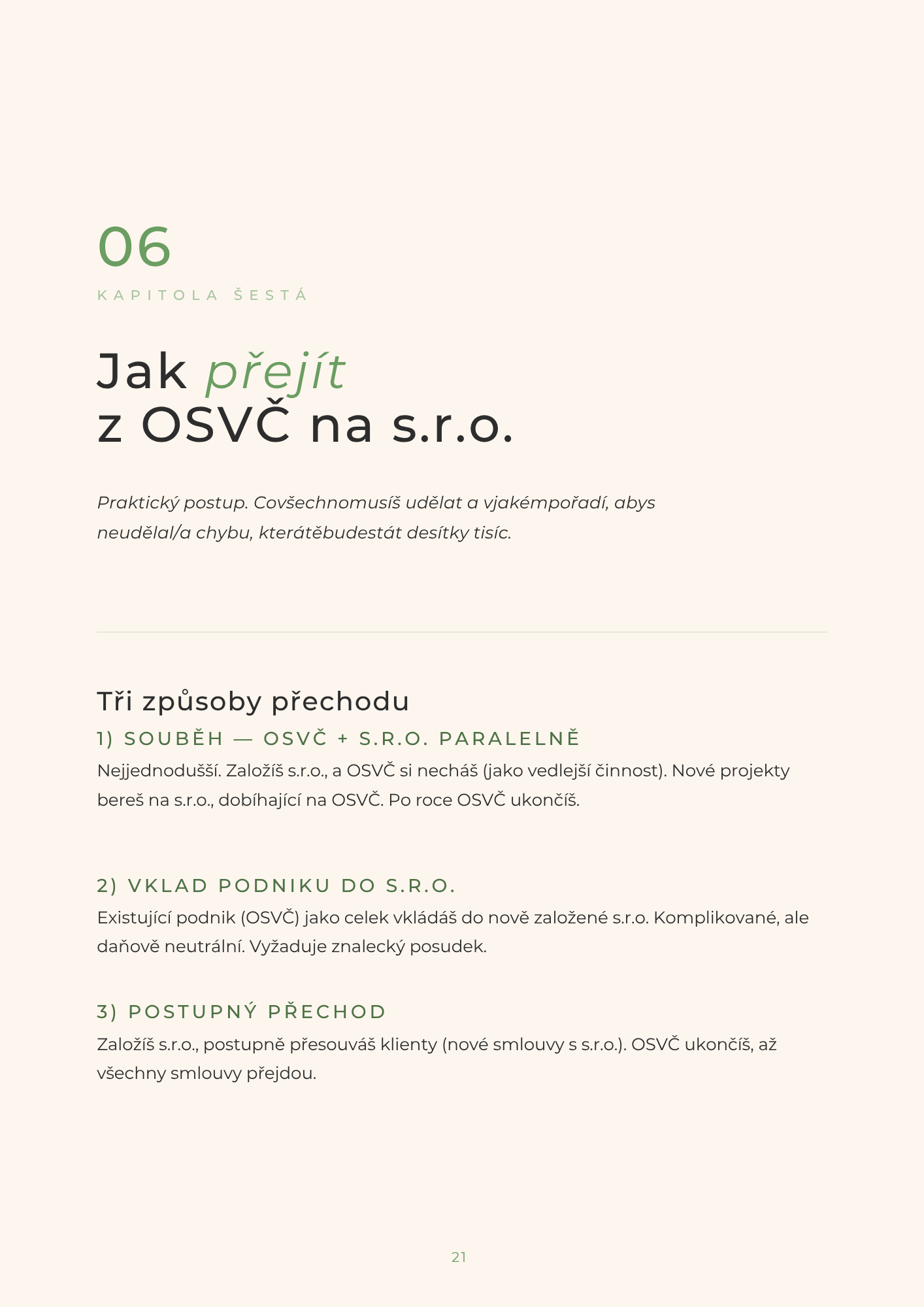 Právní formy podnikání 2026 — OSVČ, s.r.o. | Ebook - Obrázek 4