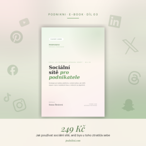 Sociální sítě pro podnikatele — ebook Podnikni 2026