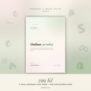Online prodej — od první stránky po první objednávku