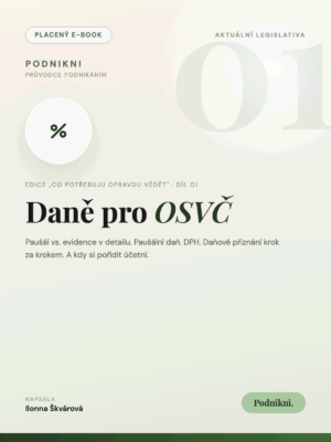 Daně pro OSVČ – průvodce daněmi 2026